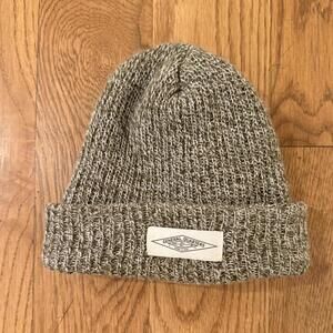 General Quarters charcoal and white beanie stocking hat.